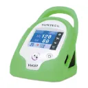 Ciśnieniomierz SunTech VET20 w kolorze zielonym, w zestawie z 6 mankietami, przewodem do pomiaru ciśnienia, bateriami AA i pokrowcem ochronnym