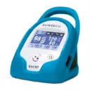 Ciśnieniomierz SunTech VET30 w kolorze niebieskim, w zestawie z 6 mankietami, czujnikiem SpO₂, sondą temperatury, przewodem do pomiaru ciśnienia krwi, zasilaczem, akumulatorem litowo-jonowym i pokrowcem ochronnym