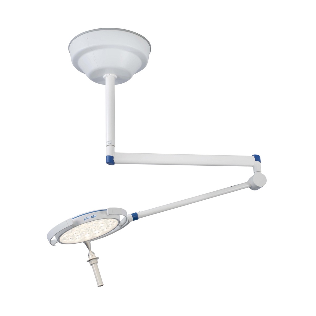 [6129480250] Lampada Dr. Mach LED 150FP- Modello a soffitto con braccio SWING, fuoco variabile, 130.000 lux (bis 2,50 m)