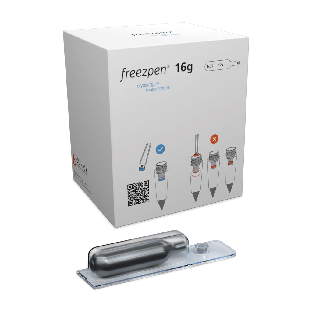 Naboje Freezpen N2O, BOX 16g x 12 stk.