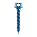 Śruba kotwiąca do kości Ø 1,6 x 11 mm, jasnoniebieska, z podwójnym oczkiem Ø 1,1 mm
