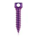 Śruba kotwiąca do kości Ø 2,4 x 13 mm, kolor magenta, z podwójnym oczkiem Ø 1,1 mm
