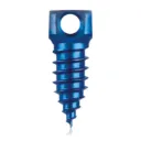 Śruba kotwiąca do kości Ø 2,8 x 9 mm, niebieska, z podwójnym oczkiem Ø 1,1 mm