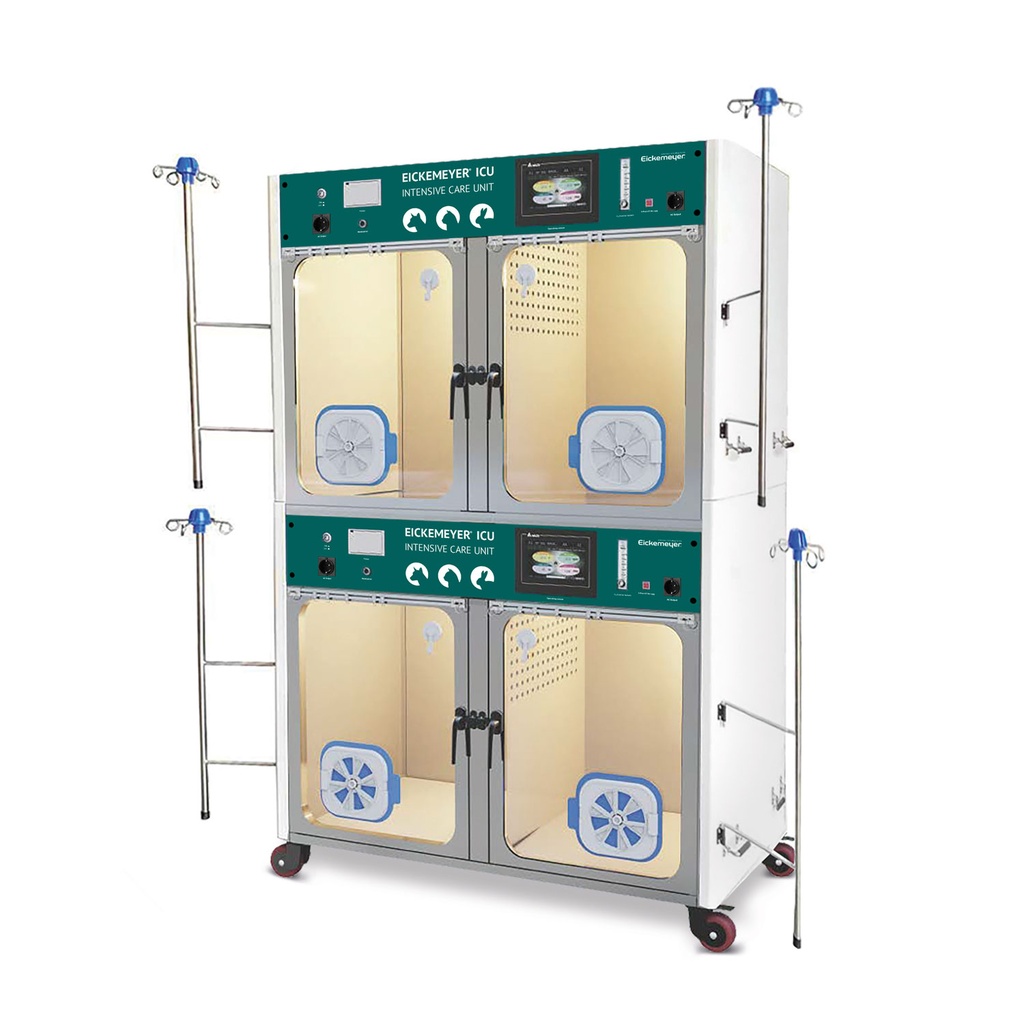 Eickemeyer ICU – Jednostka intensywnej terapii dla małych zwierząt (2 regulatory, 2 poziomy)