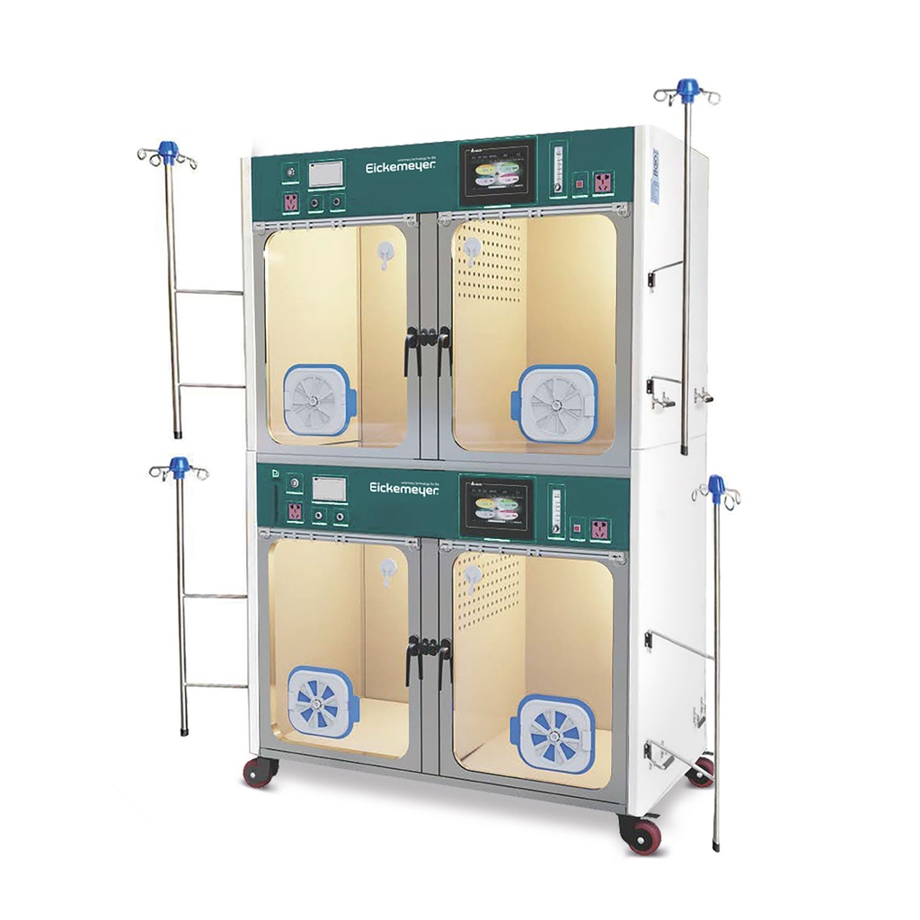 Eickemeyer ICU – Jednostka intensywnej terapii dla małych zwierząt (2 regulatory, 2 poziomy)