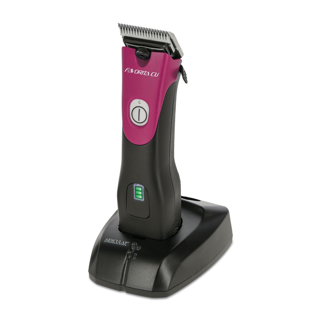 Clipper Aesculap Favorita CLi, 1 bateria, różowy, bez ostrza