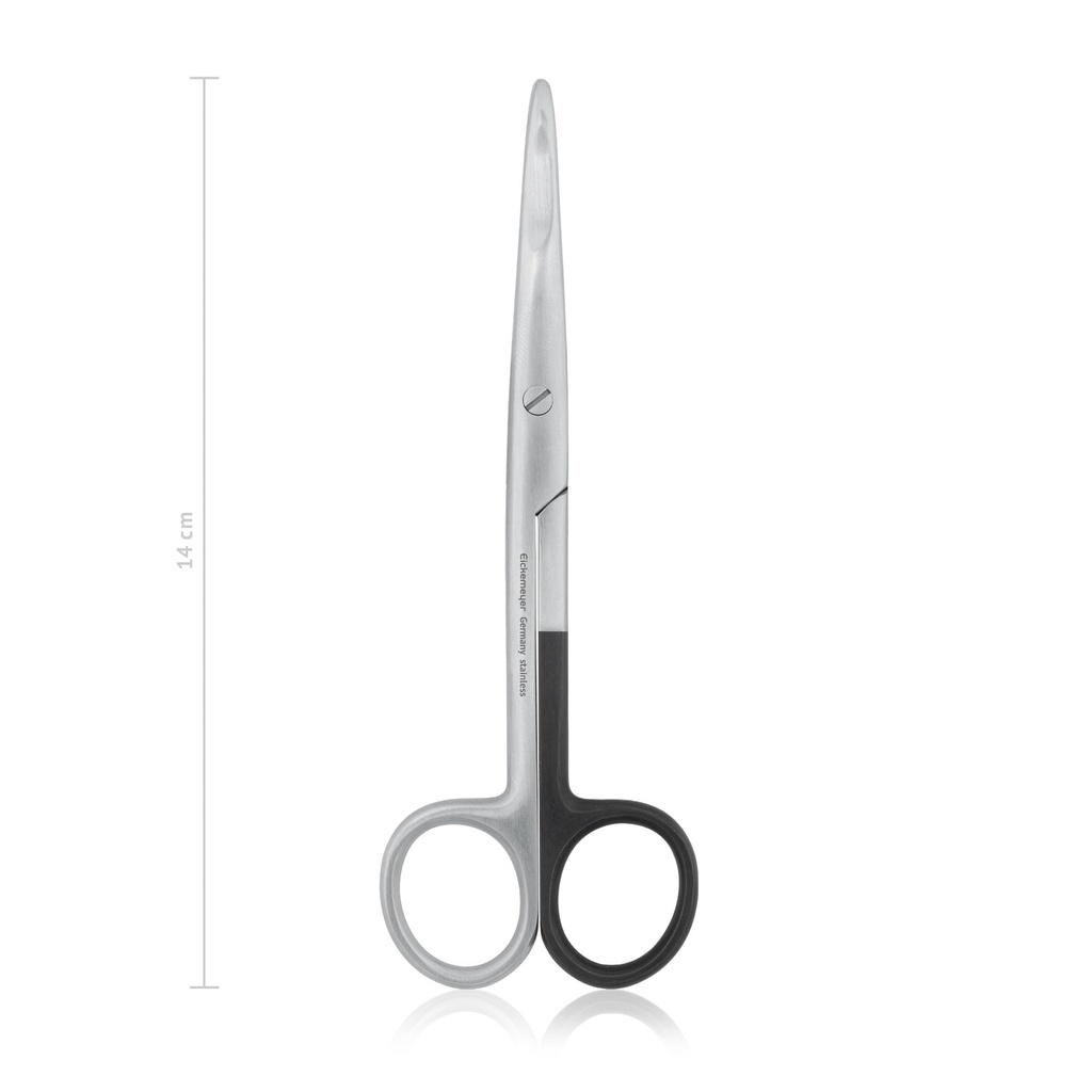 Präparierschere MAYO für Linkshänder, 14 cm, gerade, st/st