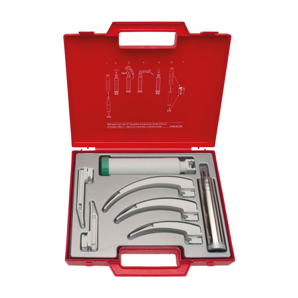 HEINE XP LED LARYNGOSKOP NOTFALL-SET, F-258.18.858 