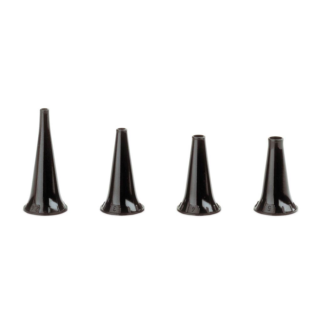 [300480] HEINE Satz Dauergebrauch Tips, Sanalon S, schwarz, 2,4 - 5mm, 4 Stück, B-000.11.111