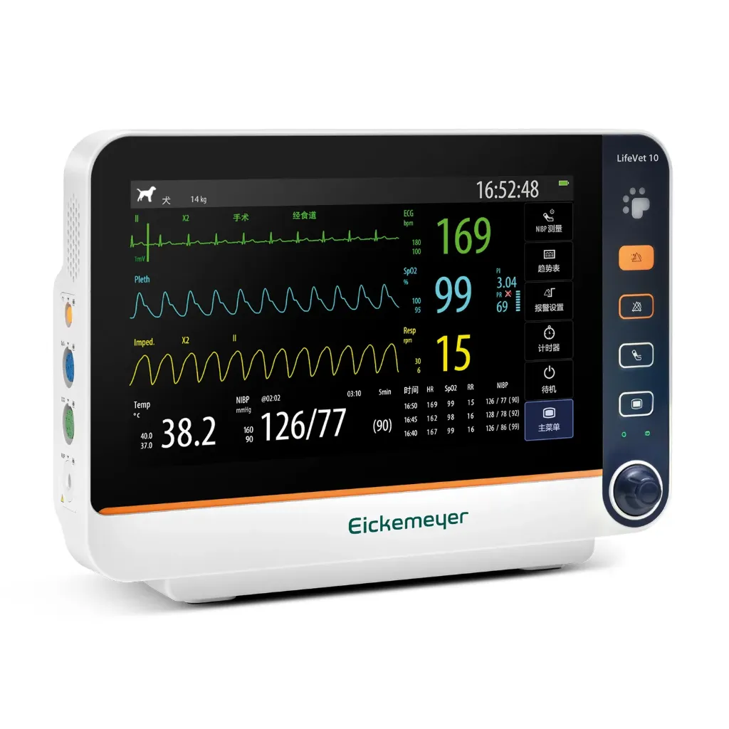 LifeVet 10 Kardiomonitor dotykowy; bez pomiaru CO2