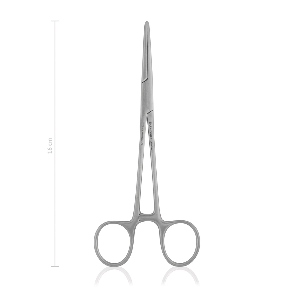 Zacisk tętniczy CRILE, 16 cm, proste