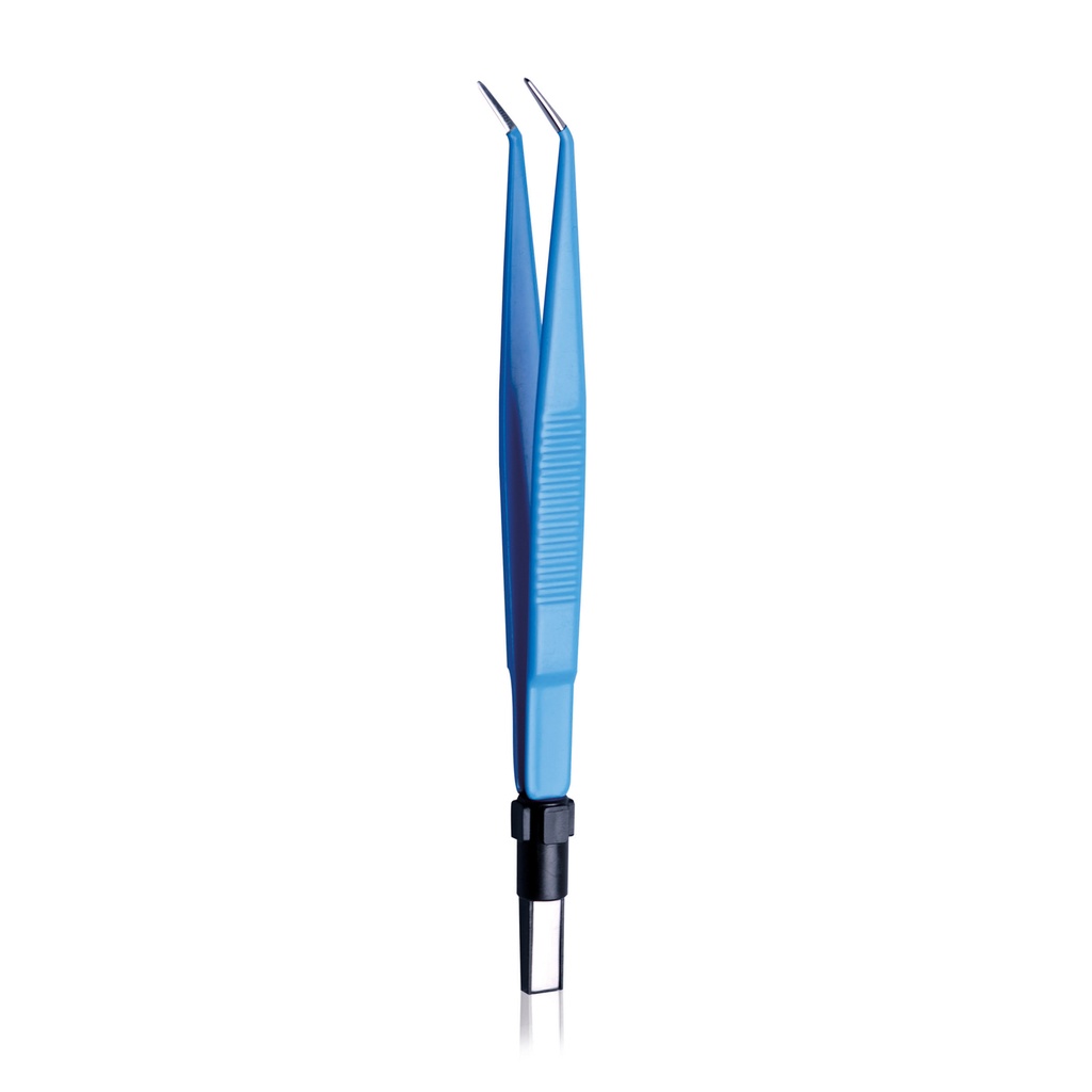 Bipolarna pinceta do 323100; 15 cm , katowa; Konzipiert für ca. 50 Autoklavierzyklen