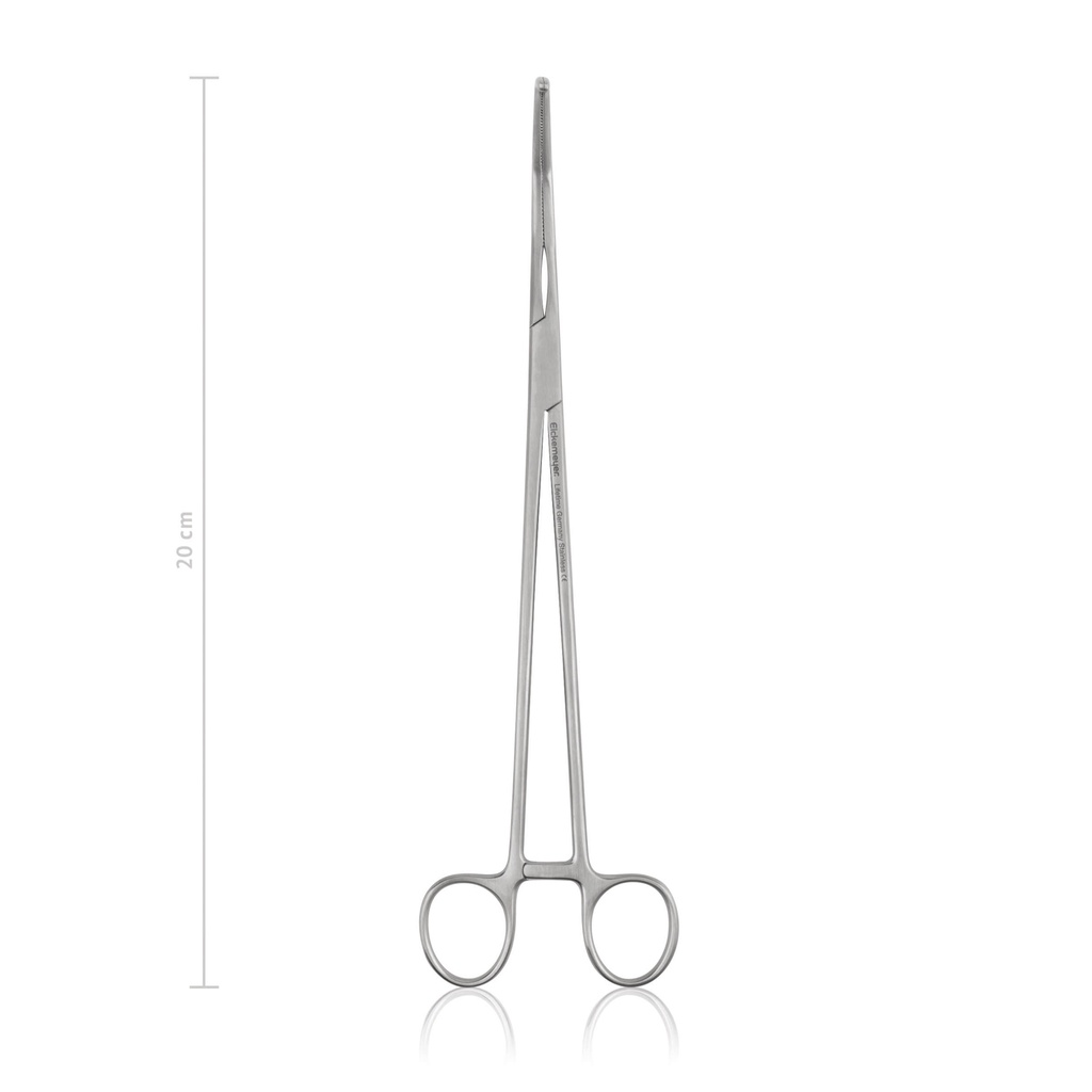 [142920] Zacisk tętniczy SATINSKY, 20 cm, dwukrotnie zgięty