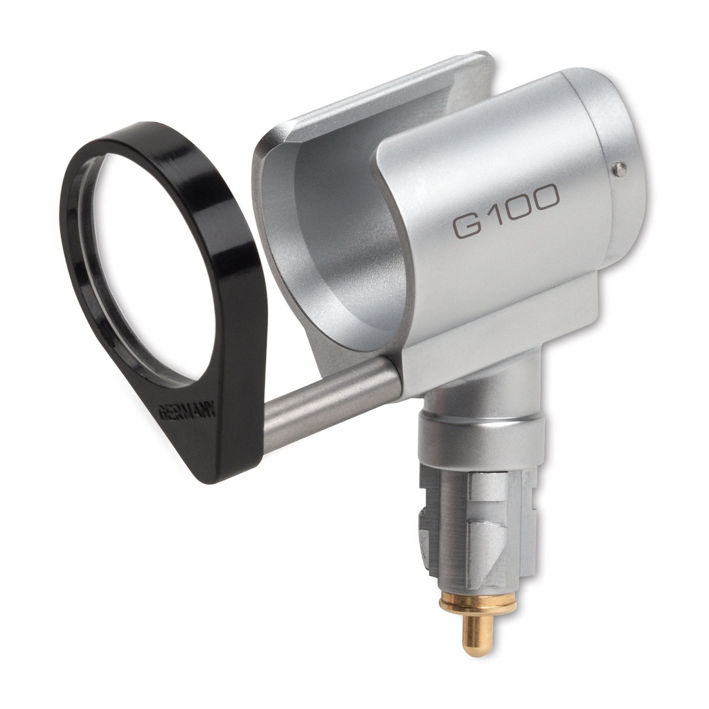 HEINE G100 LED Otoskop, 2,5 V komplet z obrotowa lupaLupa obrotowa