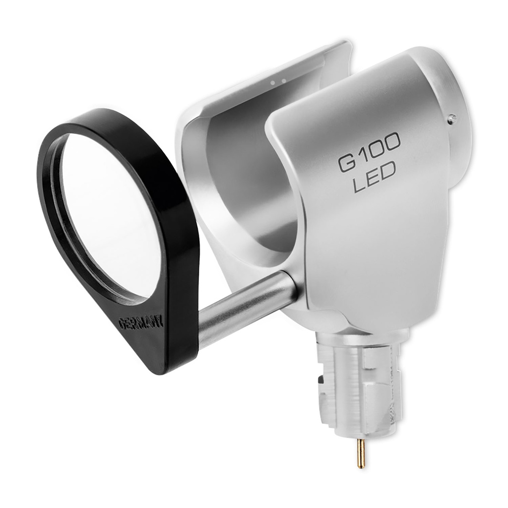 HEINE G100 Główka, szczelinowa, LED, w komplecie zObrotowe szkło powiększające i żarówka, G-008.21.301