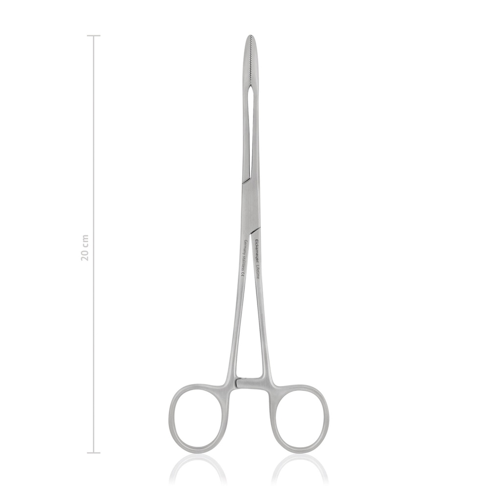 [137020] Kleszcze do wacików GRUBE, 20 cm, proste, z blokadą