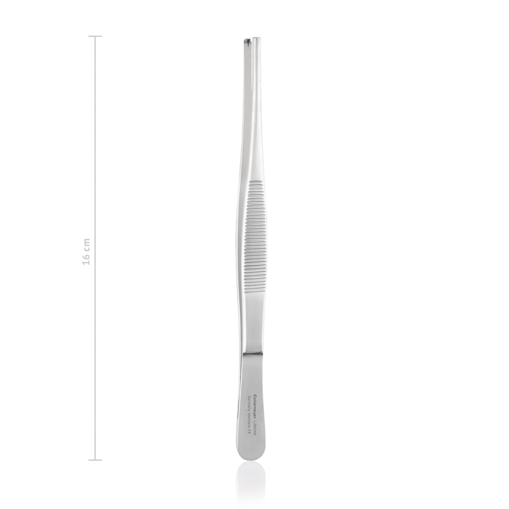 [133416] Pinceta chirurgiczna STANDARD 2 x 3 zęby, 16 cm, gruby wzór