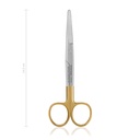 Nozycki do preparowania Mayo, 14,5 cmzakrzywione , 14,5 cm, TC, st/st
