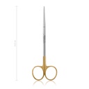 Nożyczki do preparowania Metzenbaum,Zakrzywione , 14,5 cm, TC