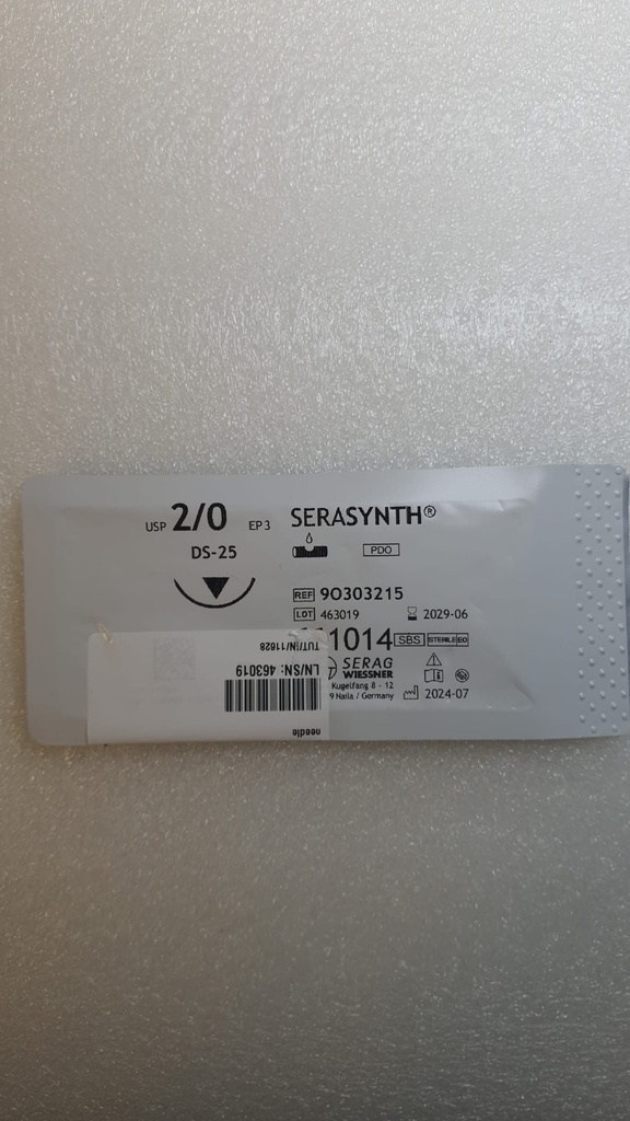 Serasinth EP3, USP 2/0typ igly: odwrocone ciecie