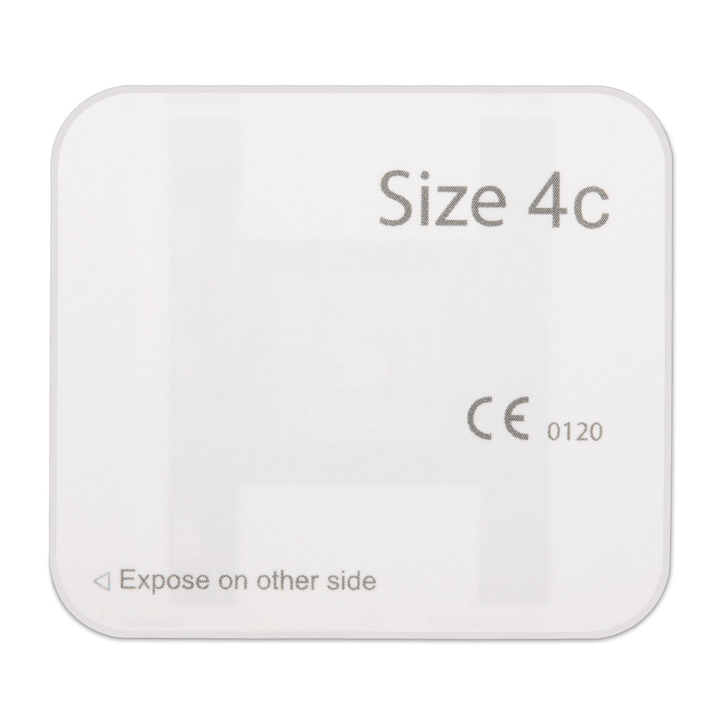Zestaw płytek do obrazowania o rozmiarze 4cZawiera: 1 x IP rozmiar 4c