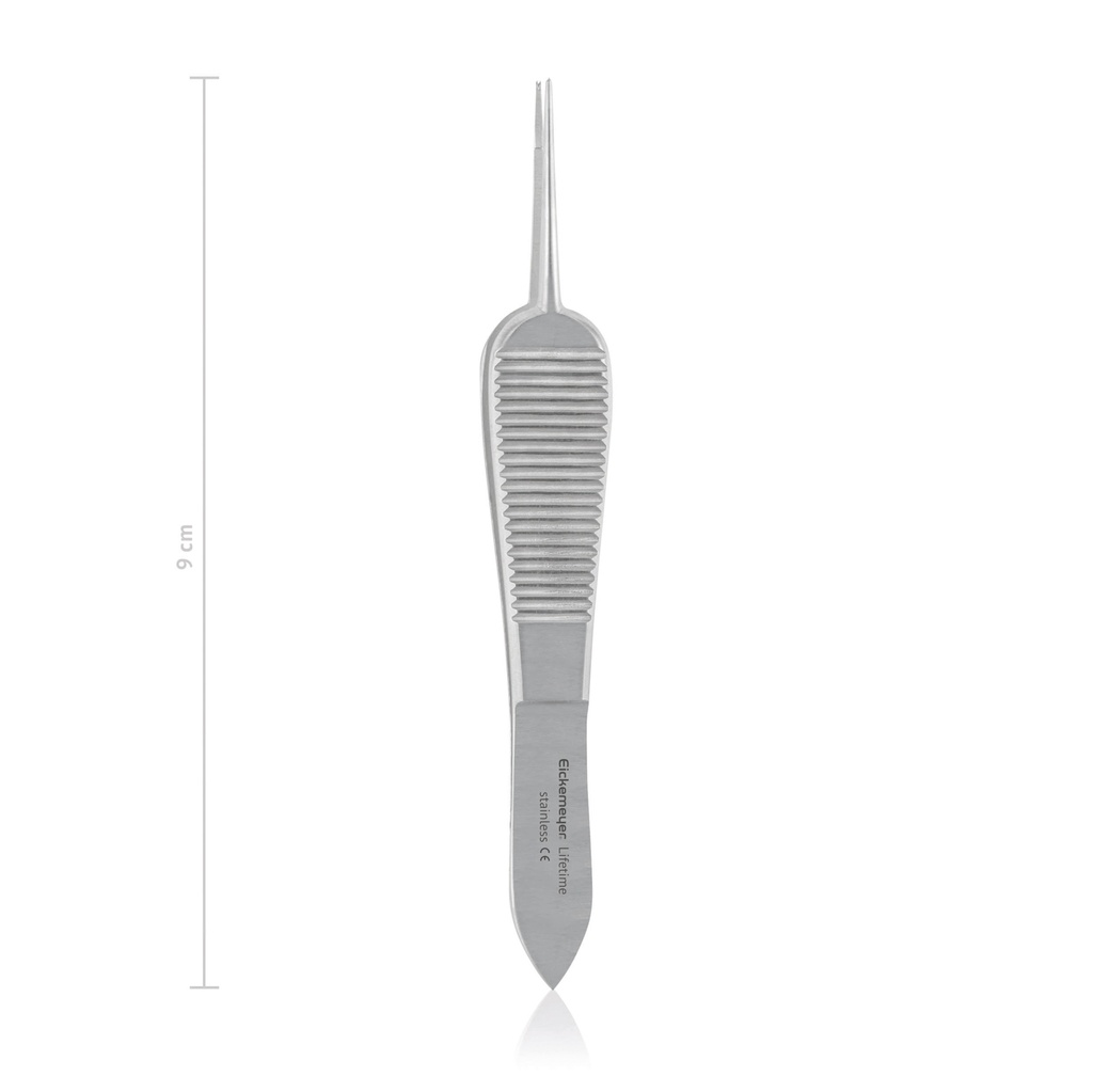 [171807] Pęseta do szwów St. Martin, 1x2 ząbki0,5 mm, 7,7 cm