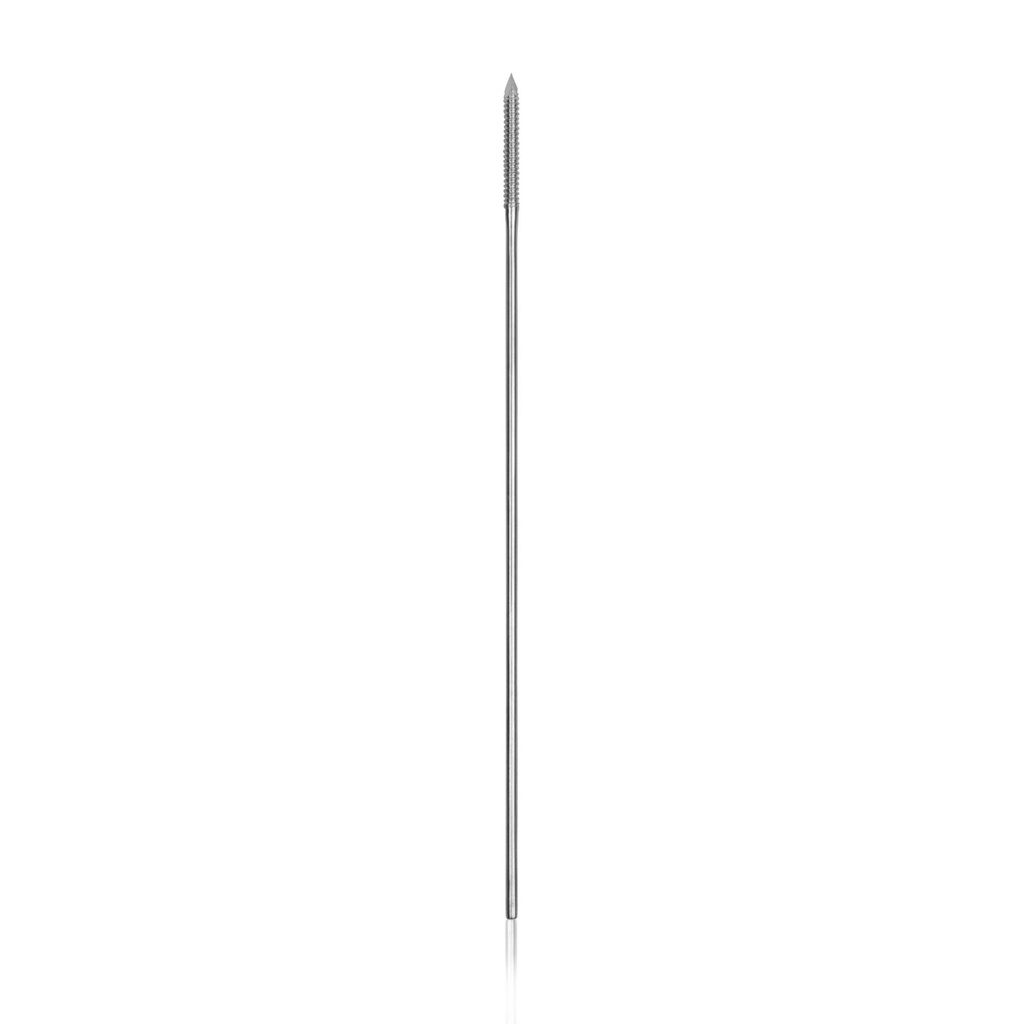 [180572] Trzpien-Steinmann,  D= 1,5 mmz gwintem ''Interface''z przoduDlugosc 10 cm