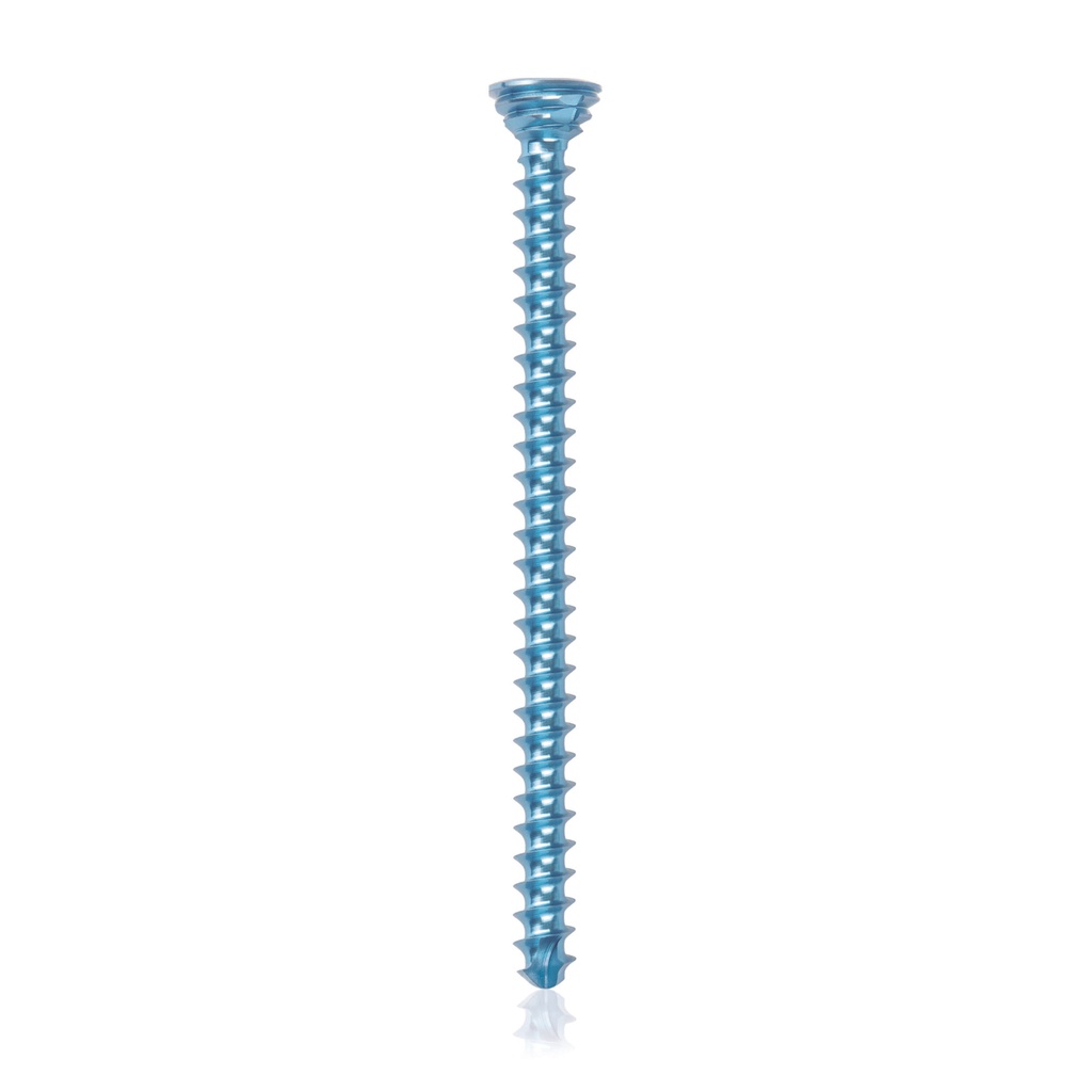 [185604] Tytanowa śruba blokująca Ø2.7x 40mm, wielokierunkowa, niebieska, torx 10,samowiercące, samogwintujące