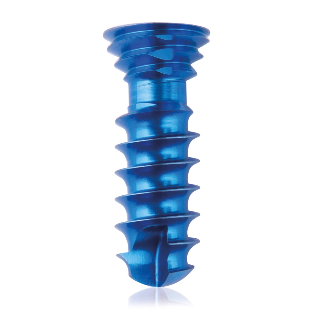 Tytanowa śruba blokująca Ø4.0x 12mm wielokierunkowa, srebrna, torx 10,samowiercące, samogwintujące