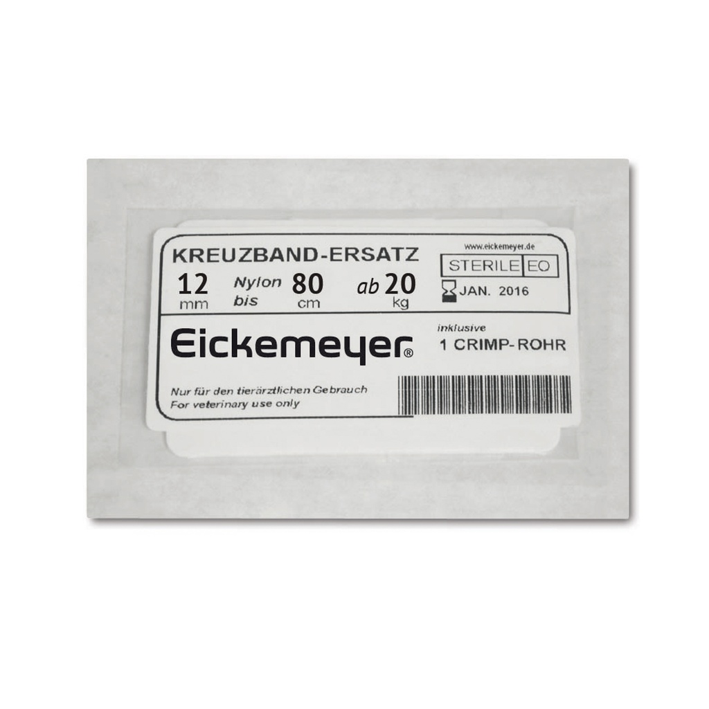 Zestaw 1 rurki-Crimp12 mm i nylon 80 cm ( Waga pacjenta: +20 kg)