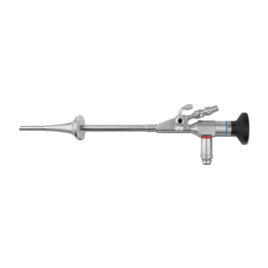 Kompakt Eickview z przystawką otoskopowąsztywny, Ø 3,8 mm, dł. 14 cm, zintegrowany kanał roboczy, Ø 1,3 mm,