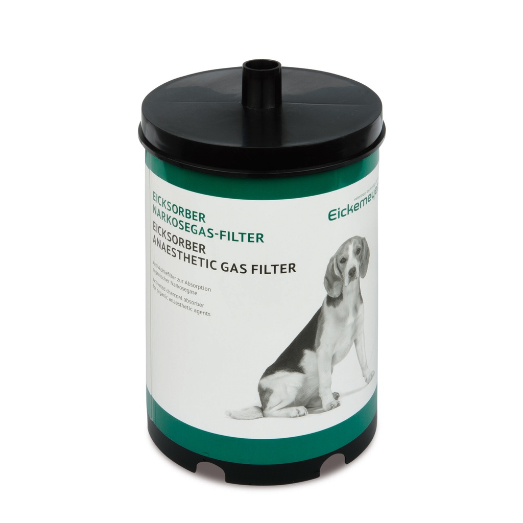 Filtr gazów anestetycznych EickSorber, z wężem wylotowym, opakowanie 6 sztuk