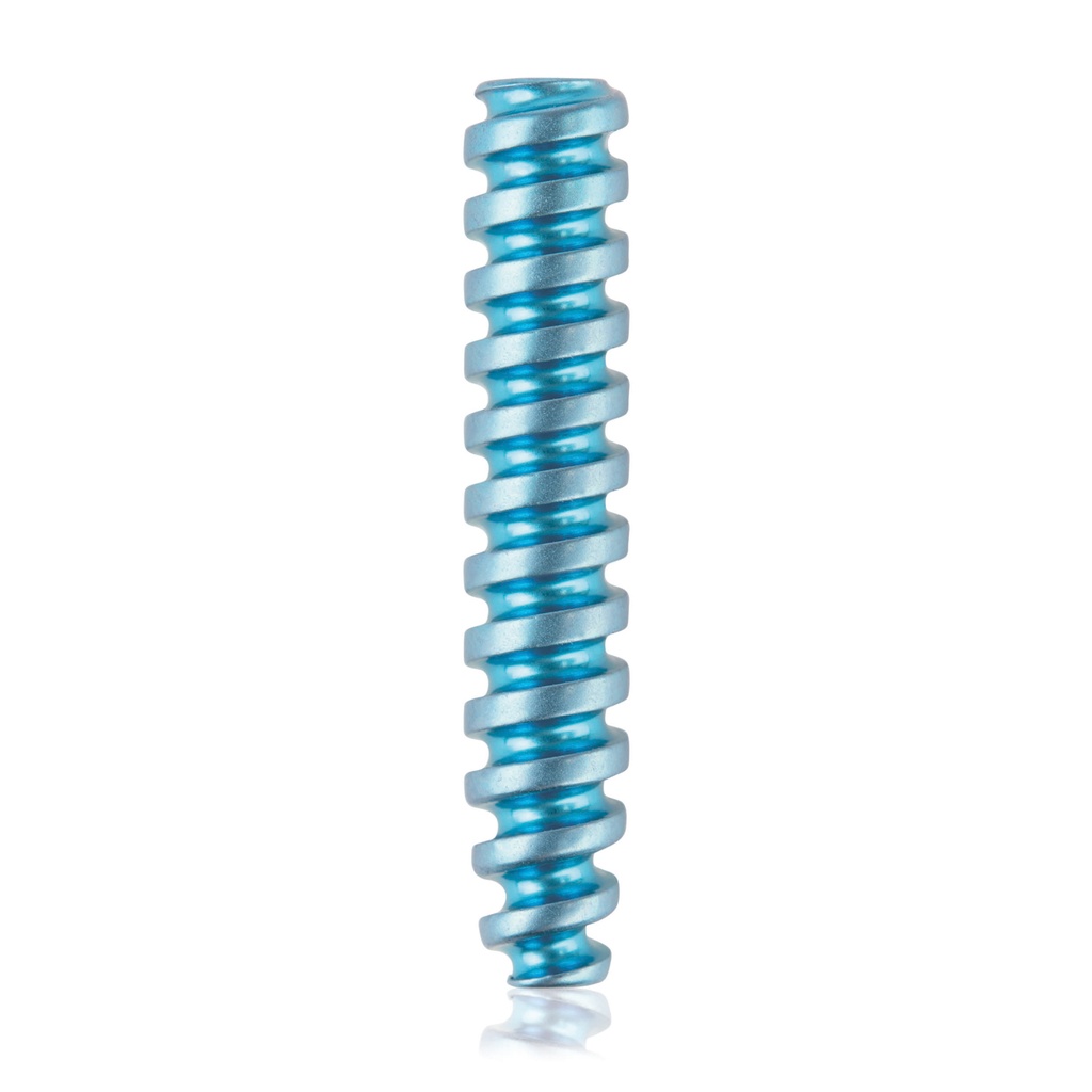Vite ad interferenza in titanio, cannulazione Ø 1.1 mm, Celeste Ø 3.5 x 19mm