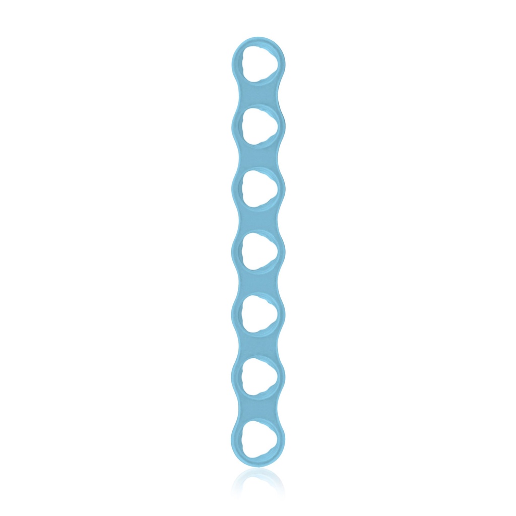 Placca EickLoxx Micro, 7 fori, Sistema 1,0, L 27,5 mm
