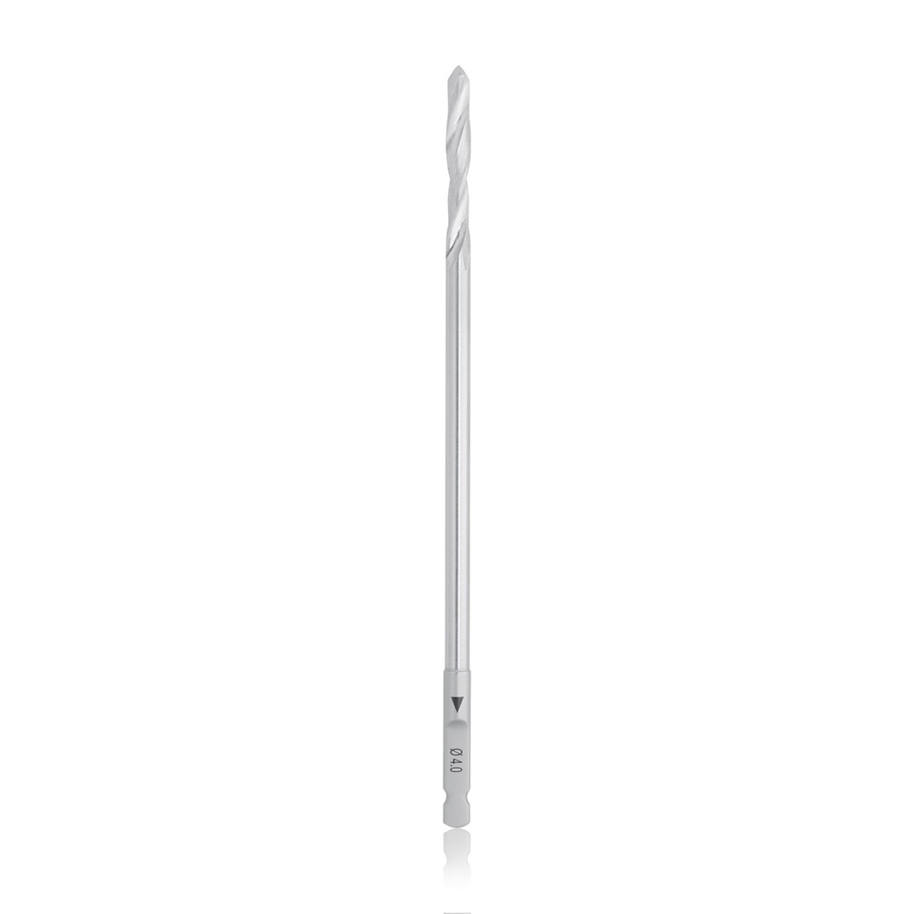 Wiertło kręte Ø 4,0 mm, niefaliste, dł. 120 mm, chwyt AO