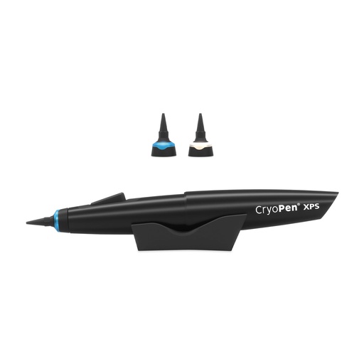 [A173420] Zestaw: CryoPen XPS, w zestawie 12 wkładów po 8 g oraz po 1 szt. nasadki CryoPen niebieskiej 1-3 mm / białej 2-4 mm + 72 naboje G R A T I S