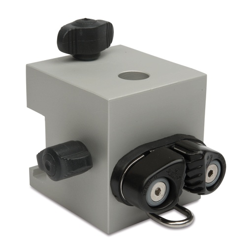 [603802] Blok przylaczeniowy z szybkim mocowaniemdo bezstopniowej blokady linowejdo okraglego materialu o d=12 mm, 200007