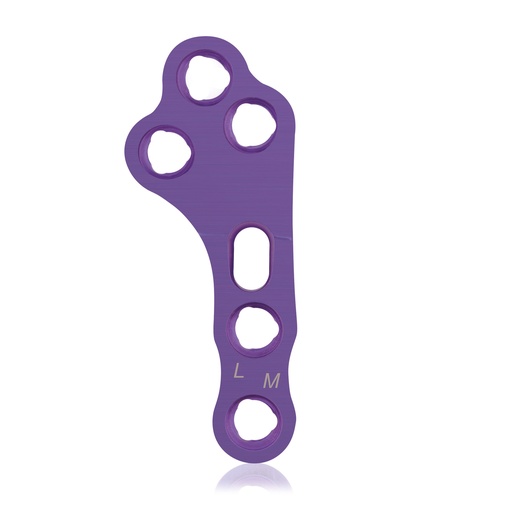 [187772] Plytka blokujaca TPLORozmiar M, Dl. 46mm Ø2.7/3.5, tytanowa