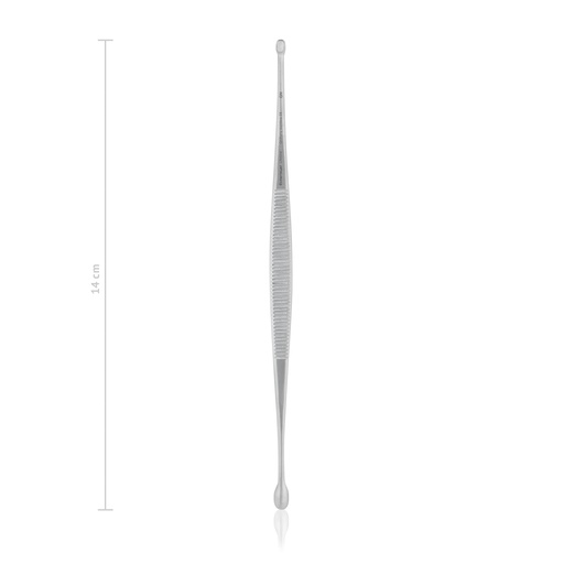 [165614] Ostra lyzka Williger, 14 cm, podwojna