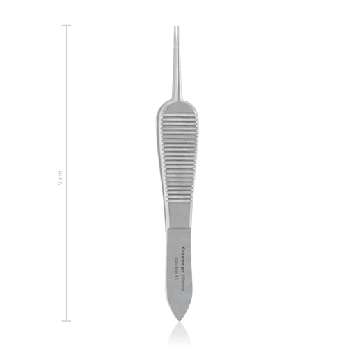 [171807] Pęseta do szwów St. Martin, 1x2 ząbki0,5 mm, 7,7 cm
