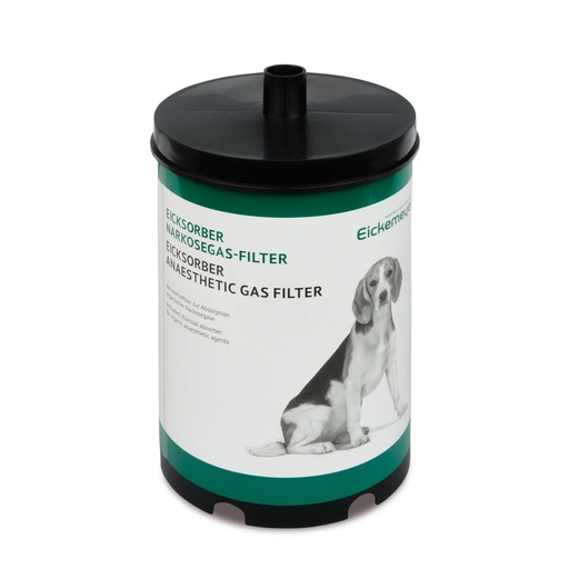 [21348806] Filtr gazów anestetycznych EickSorber, z wężem wylotowym, opakowanie 6 sztuk